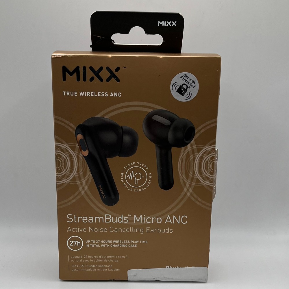 Mixx Streambuds Micro ANC Black Own4Less